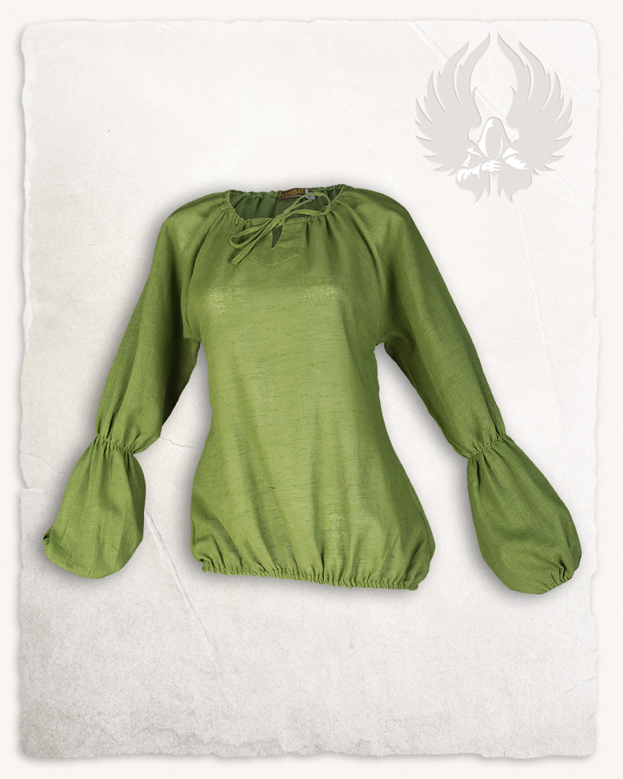 Kara blouse linen moss green LIMITED EDITION