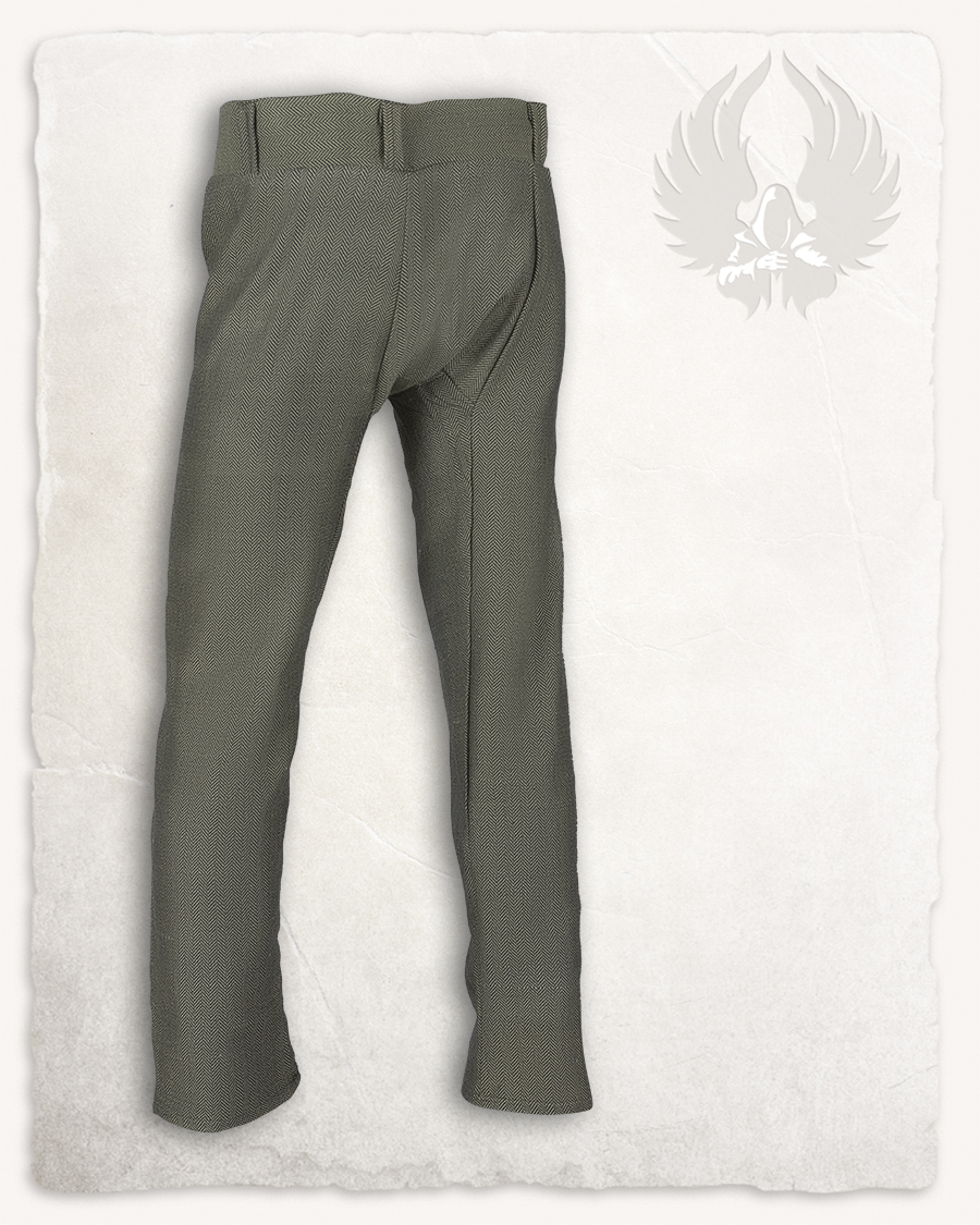 Ranulf Thorsberg trousers herringbone olive LIMITED EDITION