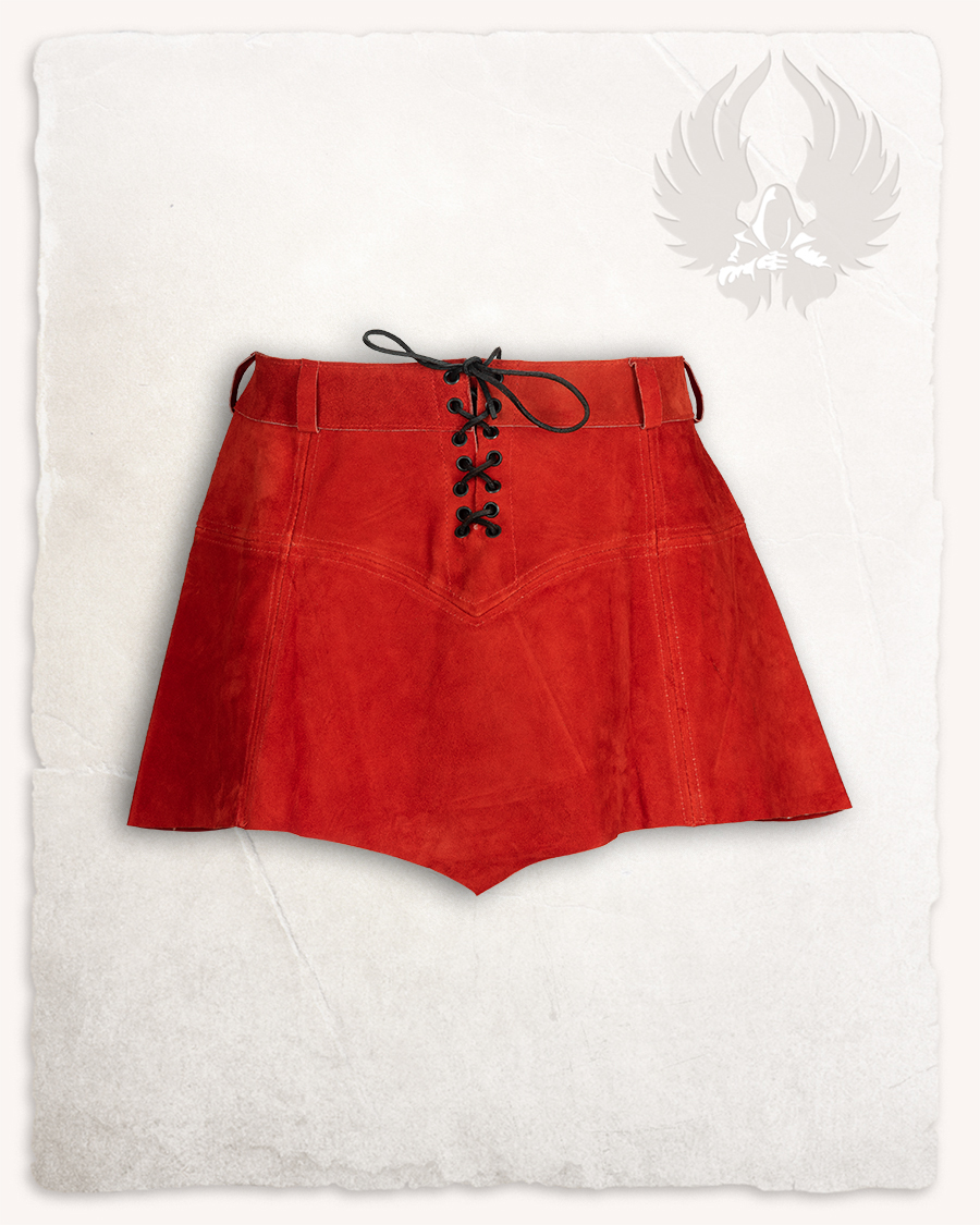 Nuala skirt suede red LIMITED EDITION